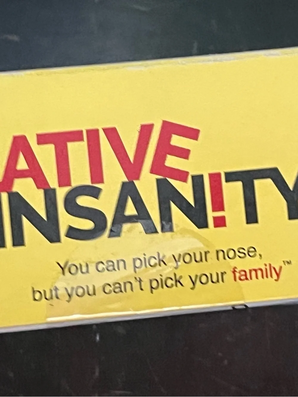 Relative Insanity Adult Family Party Game Jeff Foxworthy NEW